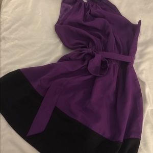 Bright purple express dress